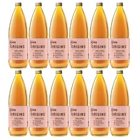 Tejava Origins Fujian Oolong Tea Glass Bottles, 33 Fl Oz, PK 12 40169 ...