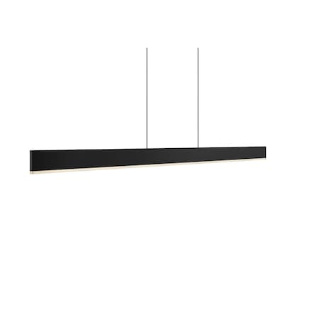 Dals 72 Inch Slim Linear LED Pendant Light SPD72-3K-BK | Zoro