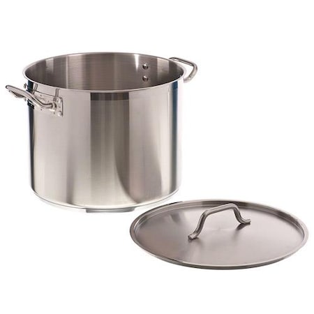 24 QT. Stainless Steel Pot with Basket