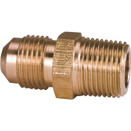 Proplus 3/8 in. Flare x 1/2 in. MIP Brass Flare Long Thread Connector ...
