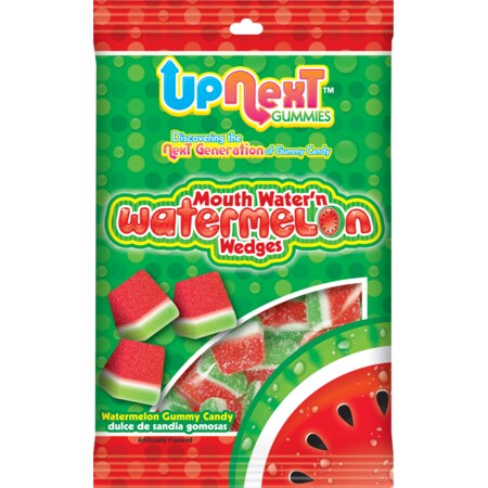 Upnext Gummies Upnext Mouth Water'N Watermelon Wedges 4 oz. Peg Bag ...