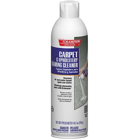 Champion Sprayon Carpet & Upholstery Foaming Cleaner net 18 oz. 1 Can