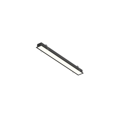 Dals Boulevard 24 Inch Linear Recessed LED Light, Black LNR24-CC-BK | Zoro