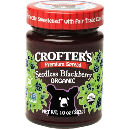 Crofters Organic Spread Premium Blackberry 10 oz., PK6 60067275006542 ...