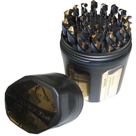 Drill America 29-Piece Drill Blank Set (1/16” To 1/2”) - Hardened Steel For Precision Hole Checks