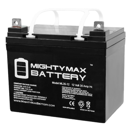 Mighty Max Battery 12V 35AH SLA Battery for NPower Flex XL 6-In-1  