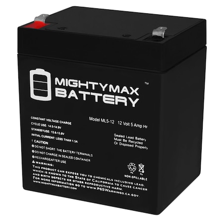 12V 5AH Battery Replaces Trailer Brakes Breakaway Kit + 12V Charger