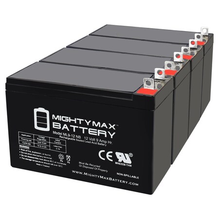 Mighty Max Battery 12-Volt 2.9AH F1 SLA Replacement Battery Compatible With Power Sonic Ps 1227 Max4133077