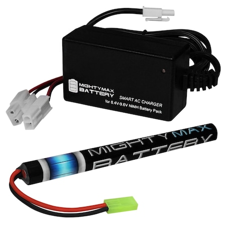 8.4V NiMH 1600mAh REPLACES CYMA AK47 AKS AIRSOFT GUN RIFLE 040B With CHARGER