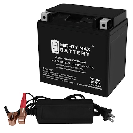 Mighty Max Battery YTX4L-BS Replacement 2-Pack - 12V 3AH SLA Battery For Exide 4L-BS