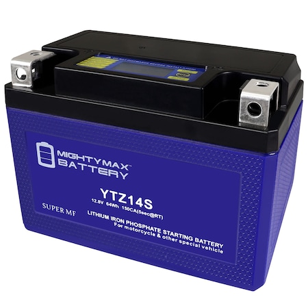 Mighty Max Battery YTZ14S Lithium Replacement Battery