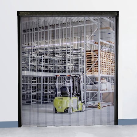 VIZ-PRO Standard Clear PVC Sooth Curtain Strip Door Bulk Roll, 101
