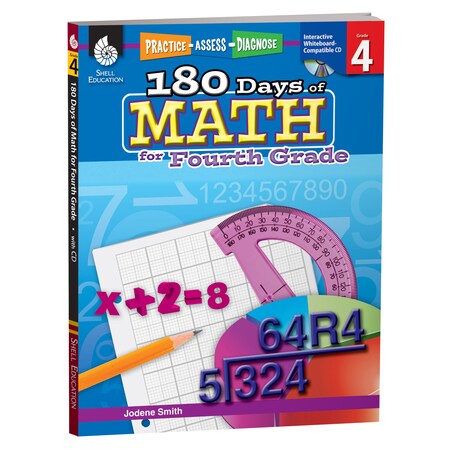Shell Education 180 Days of Math Book, Grade 4 50807 | Zoro