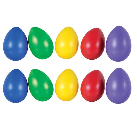 Jumbo Egg Shakers, PK10
