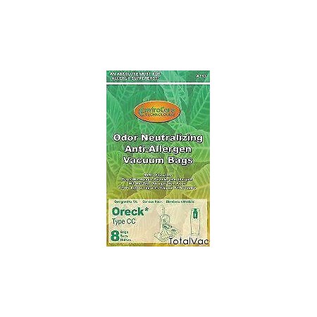 EnviroCare Sacchetti Aspirapolvere 8 Pezzi: Compatibili Oreck Style Cc E Modelli Verticali XL - 2