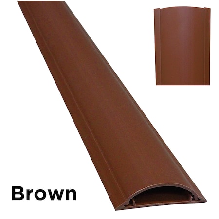 Electriduct Cable Protector, 3 ft L, PVC, Brown CSX-5-36-BN | Zoro