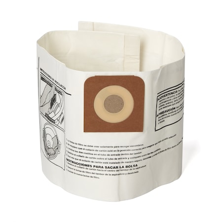 Craftsman Fine Dust Wet/Dry Vac Dust Collection Bags for 12 Gallon Shop Vacuums, 2PK CMXZVBE38735