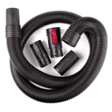 Workshop Wet/Dry Vacs 2-1/2-Inch x 7-Feet DUAL-FLEX Locking Vac Hose for Wet/Dry Shop Vacs WS25020A