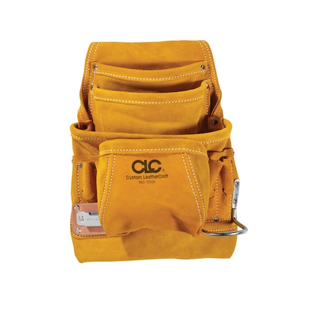 CLC Heavy-Duty Electrician's Tool Pouch – 8-Pocket Leather Belt Bag For Pros 2 thumbnail image