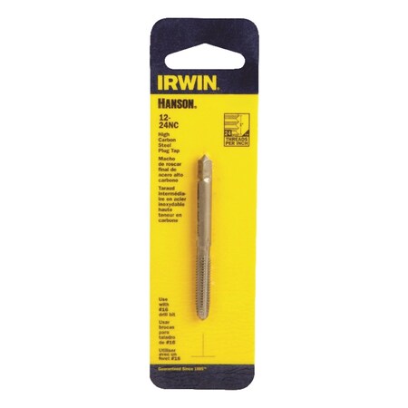 Irwin Hanson High Carbon Steel SAE Fraction Tap 1/2 in. 1 pc Irwin Hanson High Carbon Steel SAE Fraction Tap 1/2 in. 1 pc