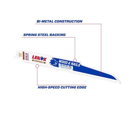 Irwin 9 in L x 6 TPI Bi-Metal 22752OSB956R | Zoro
