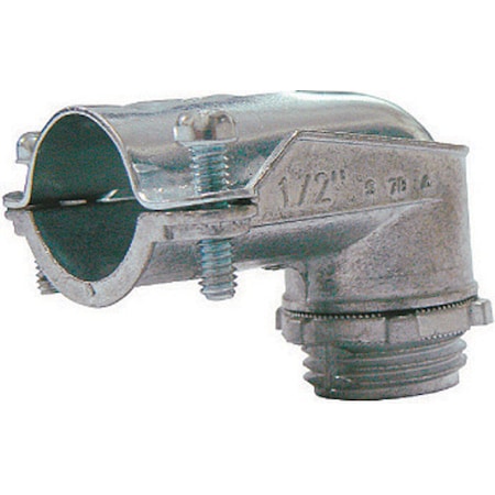 Sigma ProConnex 49408 AC/MC/Flex Squeeze Connector – 3/4-Inch Conduit Fitting, Gray (1-Pack)