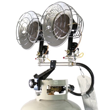 Mr. Heater Mr. Heater 30 000 Btu/h 300 sq ft Radiant Propane Tank Top  Heater F242655 | Zoro