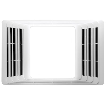 Broan NuTone 80 CFM 2 Sones Bathroom Exhaust Fan with Heater and Light  (765H80LB) | Zoro