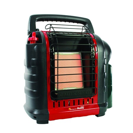 Mr. Heater F232000 Portable Buddy Propane Heater – 4,000-9,000 BTU, 225 Sq Ft, 6-Hour Timer