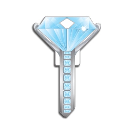 Key Shapes Lucky Line Key Shapes Diamond Ring House Key Blank KW1/11 ...
