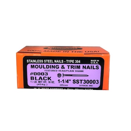 Maze Nails 3D 1-1/4 in. Trim Stainless Steel Nail Flat Head 1 lb Maze Nails 3D 1-1/4 in. Trim Stainless Steel Nail Flat Head 1 lb