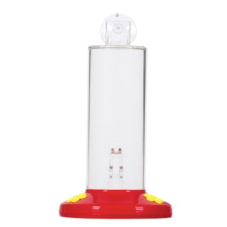 Perky-Pet Hummingbird 8 oz Plastic Window-Mount Nectar Feeder 3 ports