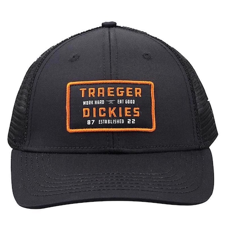 Dickies Traeger Trucker Hat Black One Size Fits Most