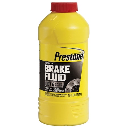 Prestone DOT 4 Brake Fluid 12 oz