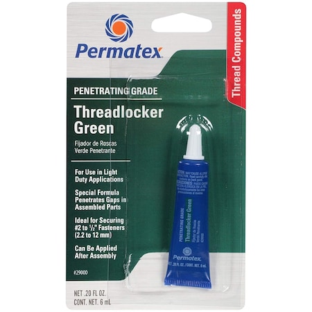 Permatex GREEN THREADLOCKER .2OZ 29000 | Zoro