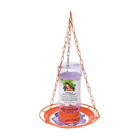 Perky-Pet Oriole 32 oz Metal/Plastic Nectar Feeder 3 ports