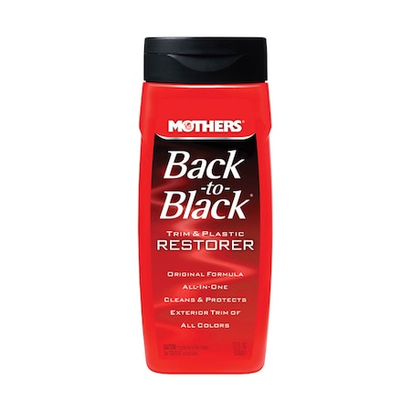 Mothers Back-To-Black Plastic and Trim Restorer Liquid 12 oz