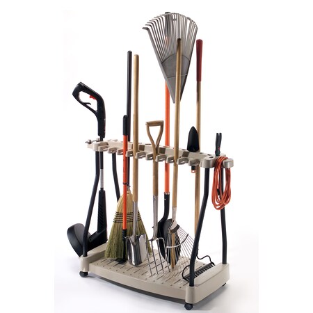 Suncast Rolling Tool Rack RTC1000W | Zoro