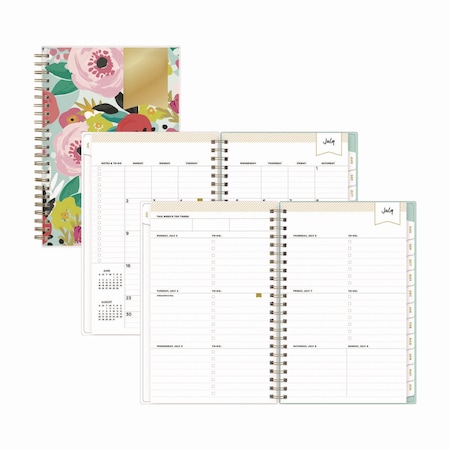 Blue Sky Day Designer Academic Year Weekly/Monthly Notes Planner, 8x5 ...