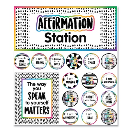 Carson Dellosa Motivational Bulletin Board Sets, Affirmation Station ...