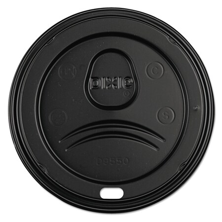 Dixie Sip-Through Dome Hot Drink Lids, Fits 20 oz to 24 oz Cups, Black ...
