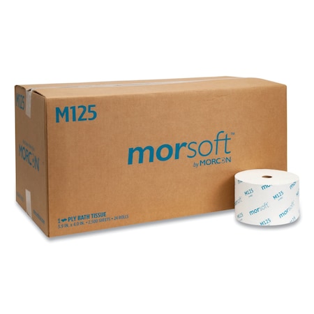 Morcon Paper Toilet Paper, 24 PK M125 | Zoro