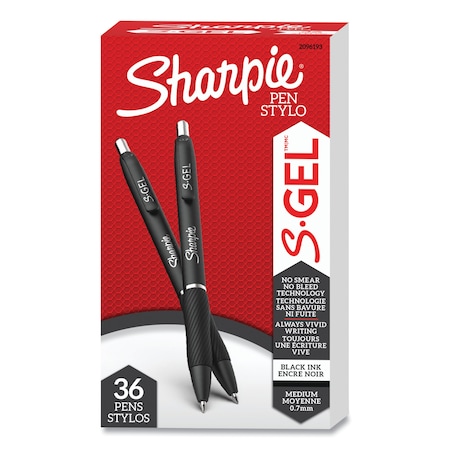 Sharpie S-Gel High-Performance Gel Pen, Retractable, Medium 0.7mm ...