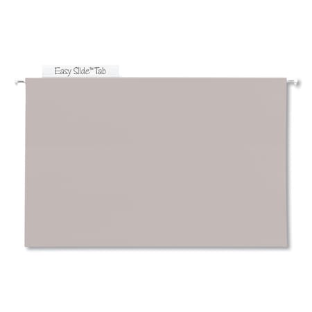 Pack 18 Pièces Gris Acier Tuff Hanging Folder With Easy Slide Tab, Letter, Steel Gray Classement Dossier Lettre Onglet Coulissant Pack 18 Pièces Gris Acier Tuff Hanging Folder With Easy Slide Tab, Letter, Steel Gray Classement Dossier Lettre Onglet Coulissant