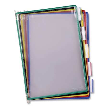 Tarifold, Inc. WA271 Wall Unit Reference Starter Set, 10 Antimicrobial/Wire-Reinforced Pockets