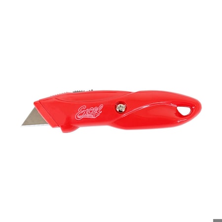 Retractable Plastic Utility Knife, Colors May Vary
