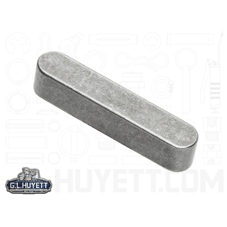 G.L. Huyett Mil-Spec Round End, Alloy Steel, Plain, 1.1250