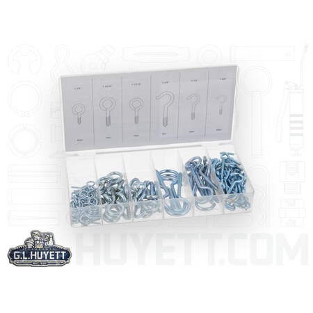 thumbnail image 2 of Calhawk 151 Piece Eye Bolt Assortment Set - Hook & Eye Screw Assorted Sizes 2 of 3