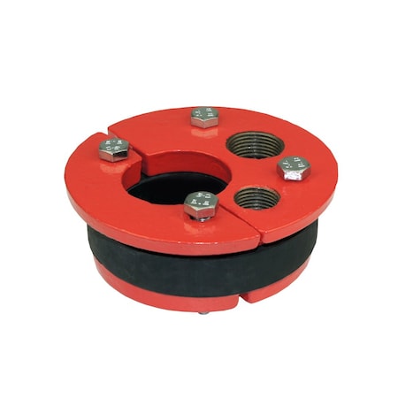 Joint De Puits En Fonte Lourde 6 Pouces - Double Descente Pour Tuyaux 1" Et 1-1/4" - Neuf