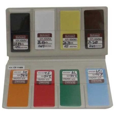 Defelsko Certified Plastic Shims Set STDCSS | Zoro